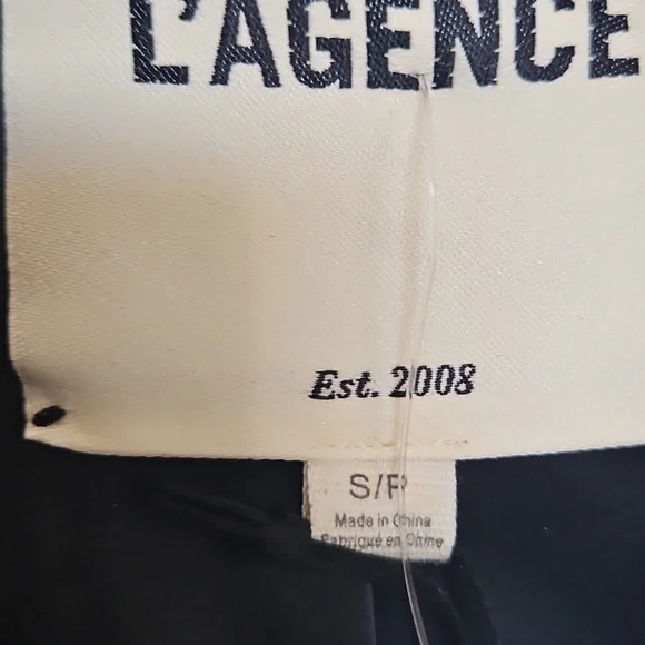 NWT. L'Agence Lambskin Biker Jacket - Picture 6 of 7